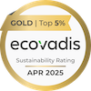 Ecovadis Gold 2025